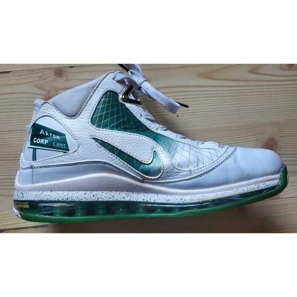 Nike LeBron 7 MTAG Shanghai White green 2009 Size  9.5 RARE 1 of 123 main image 12